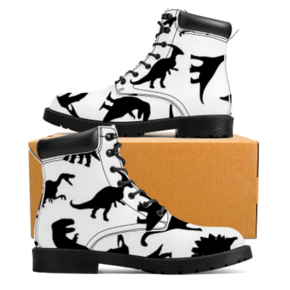 Designer Boots. Printed at the factory new